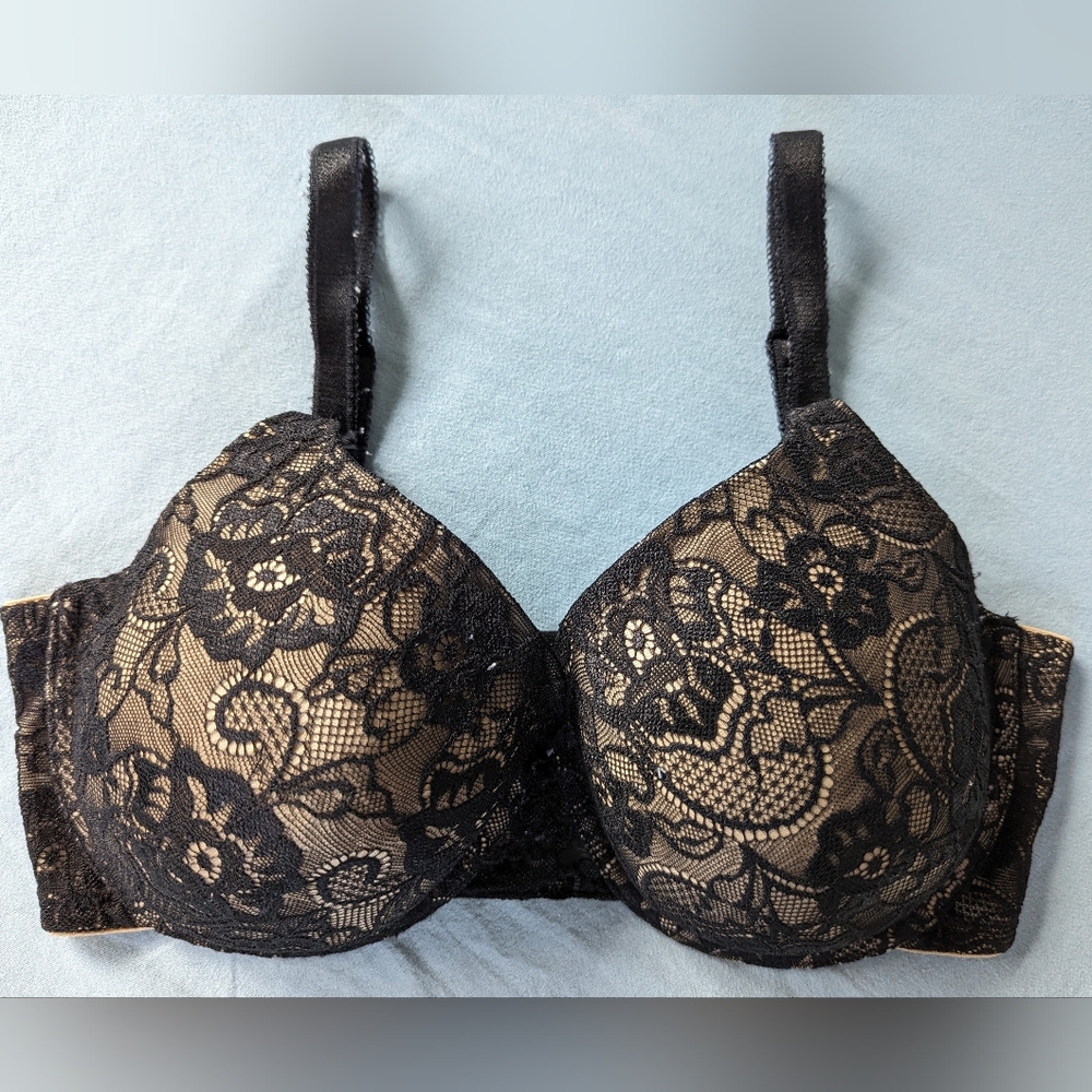 Maternity/Nursing Black Lace Bra (36DD)